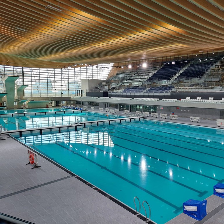 Paris 2024, J113 le nouveau centre aquatique de SaintDenis inauguré