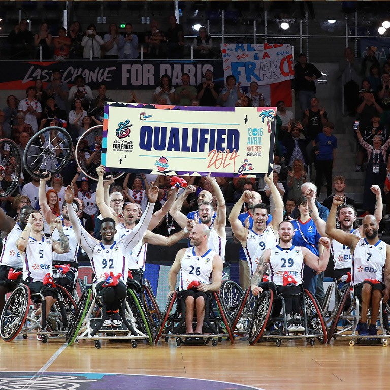 Wheelchair basketball Les Bleus qualify for Paris 2024 EDF FR
