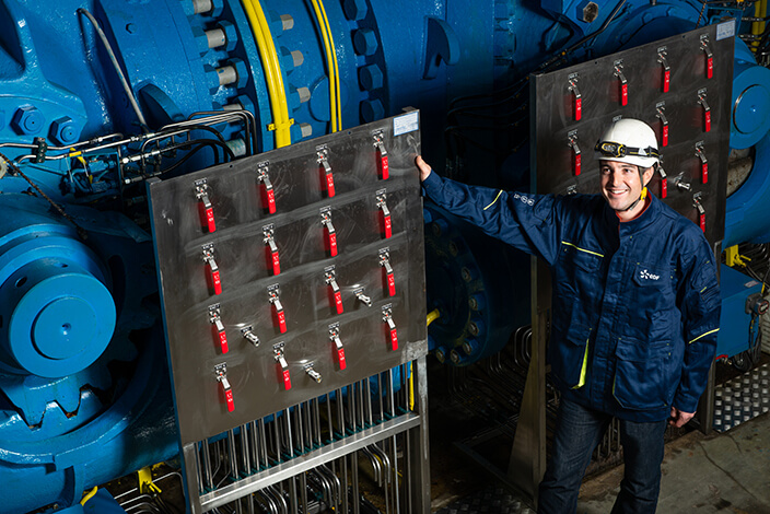 Un manager de la centrale de la Bâthie