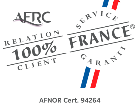 AFRC – Relation client 100% France – AFNOR Cert. 94264