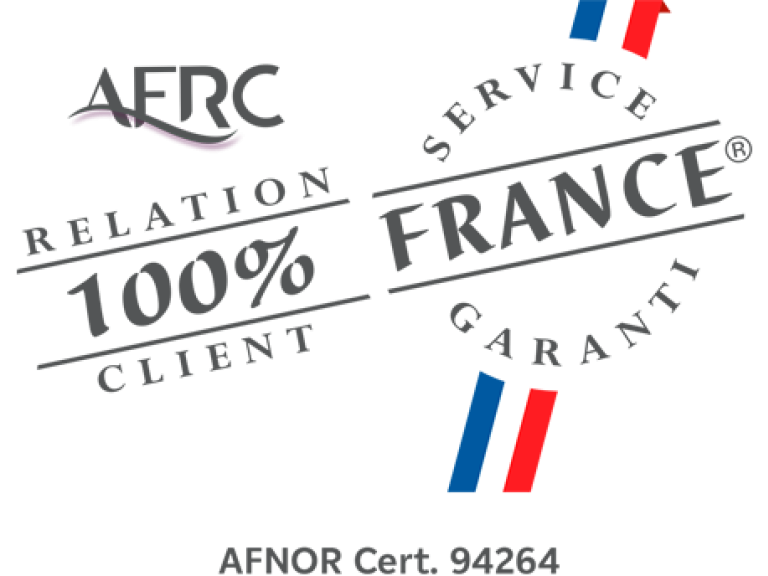 AFRC – Relation client 100% France – AFNOR Cert. 94264