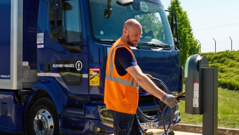 Véhicule poids lourd électrique