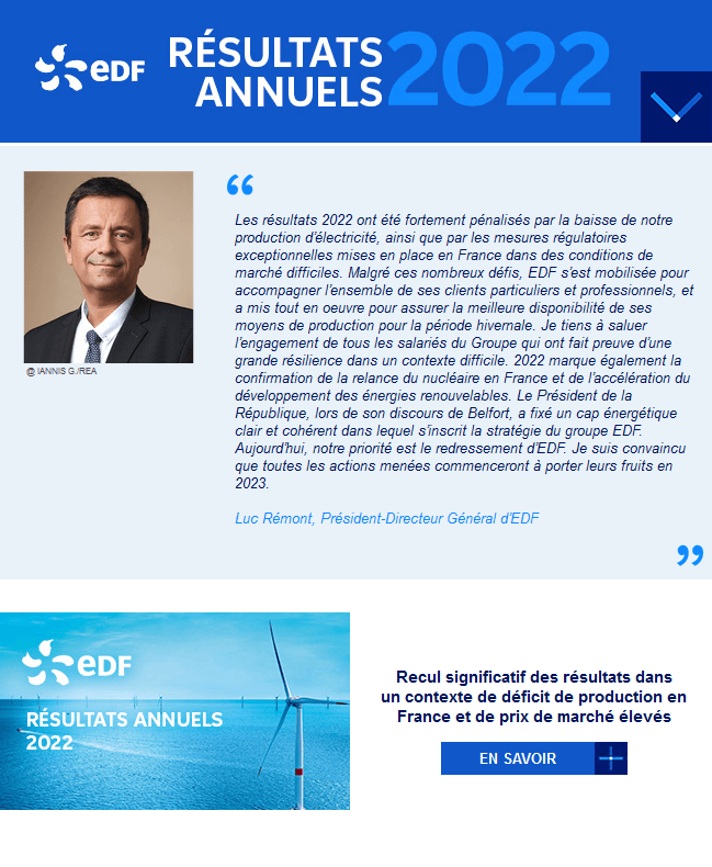 e-news février 2023 - Résultats annuels 2022