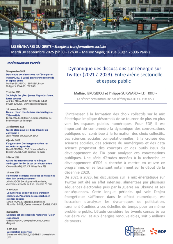 Lien vers le PDF de l'invitation au séminaire GRETS du 30 septembre 2025 (PDF - 286 ko)