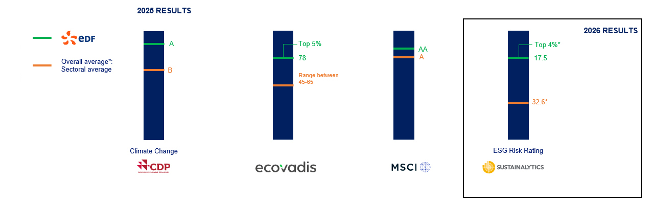 ESG rating agency graph (text transcript below)