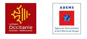 Logo Occitanie et Logo Ademe