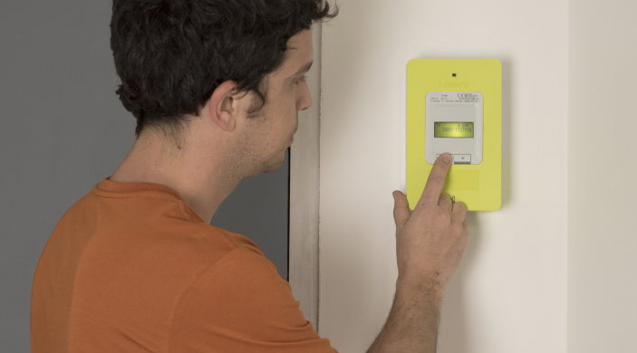 Un compteur Linky installé chez un particulier