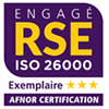 CSR Commitment label - ISO 26000 - Exemplary - AFNOR Certification