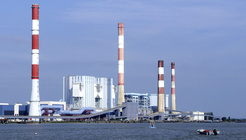 La centrale de Cordemais  sur la Loire - Photo Médiathèque EDF