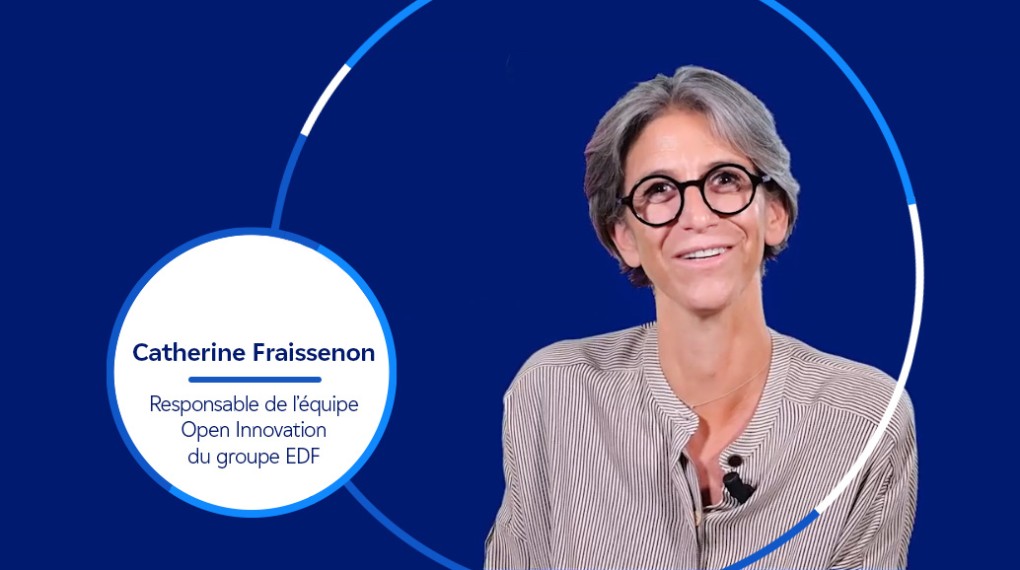Catherine Fraissenon, responsable de l'équipe Open Innovation du groupe EDF