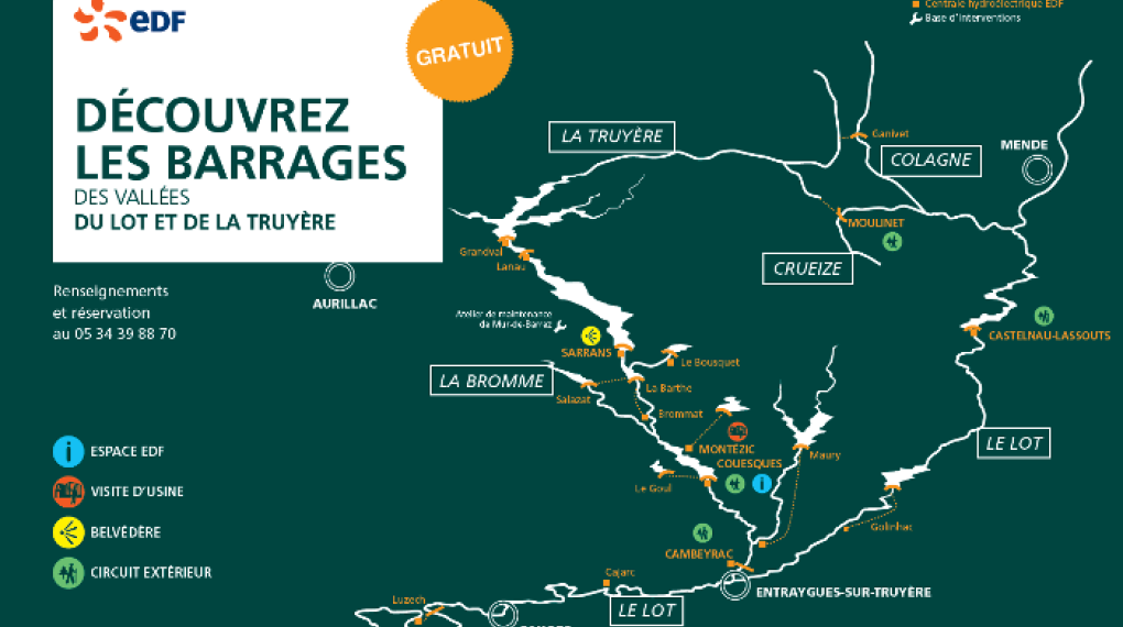 Les barrages et centrales à visiter EDF FR — free download