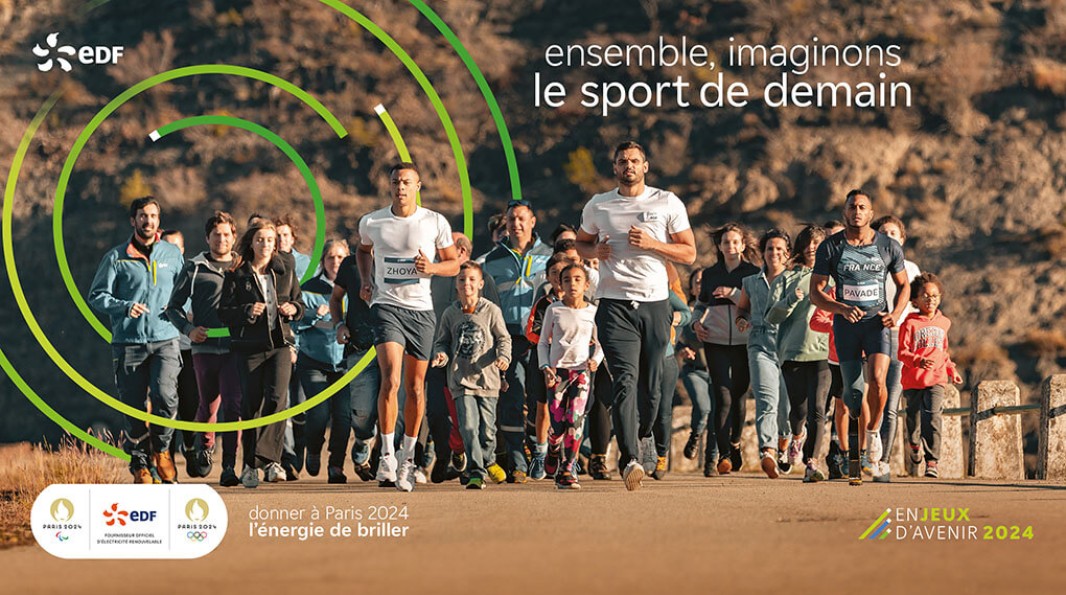 EDF - Ensemble, imaginons le sport de demain - Donner à Paris 2024 l'énergie de briller - Enjeux d'avenir 2024