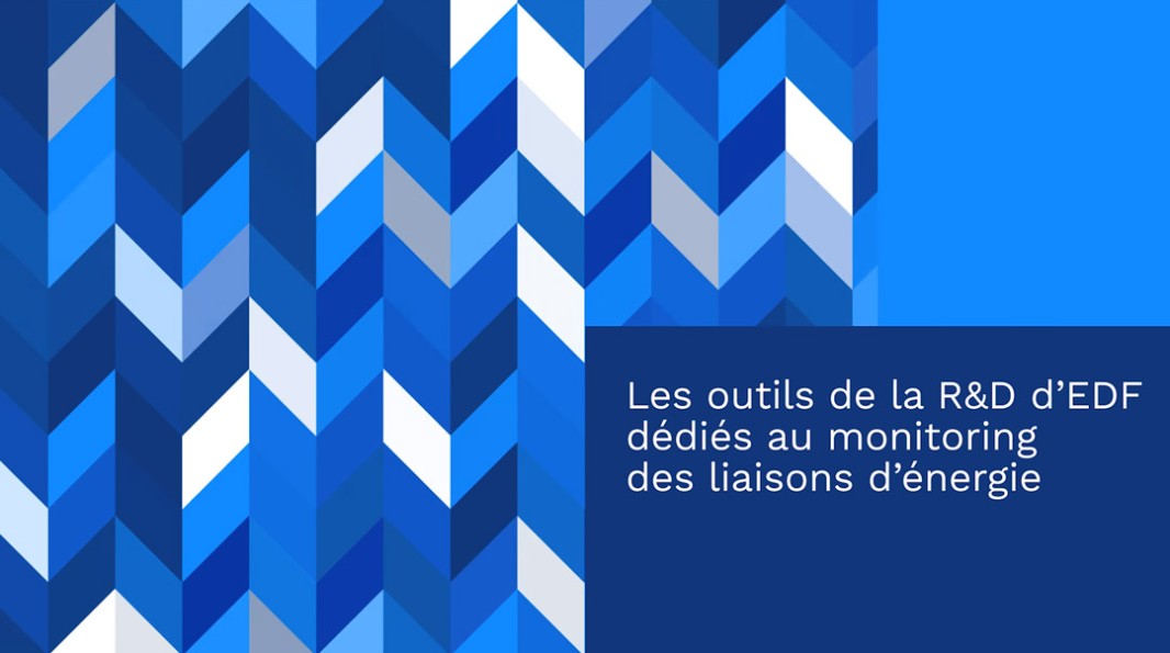 Capture écran de la vidéo intitulée Les outils de la R&D d'EDF dédiés au monitoring des liaisons d'énergie