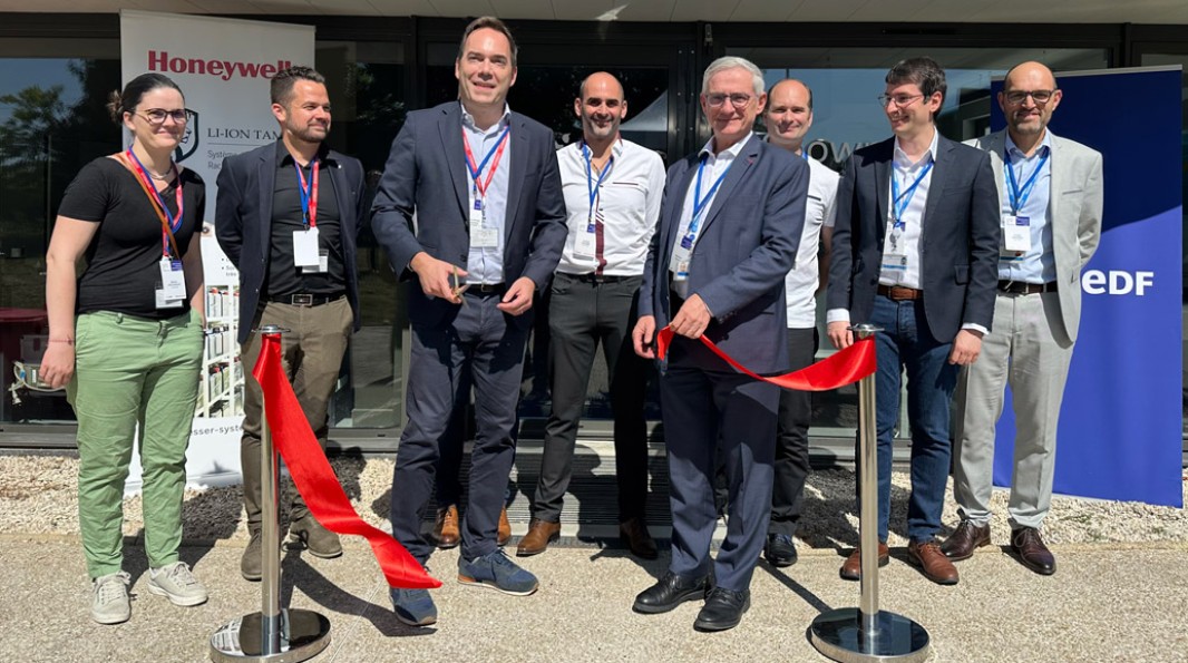 Inauguration par Bernard Salha, Directeur de la R&D d’EDF, et Jean-Daniel Gounon, Directeur Général Prescription de la société Honeywell