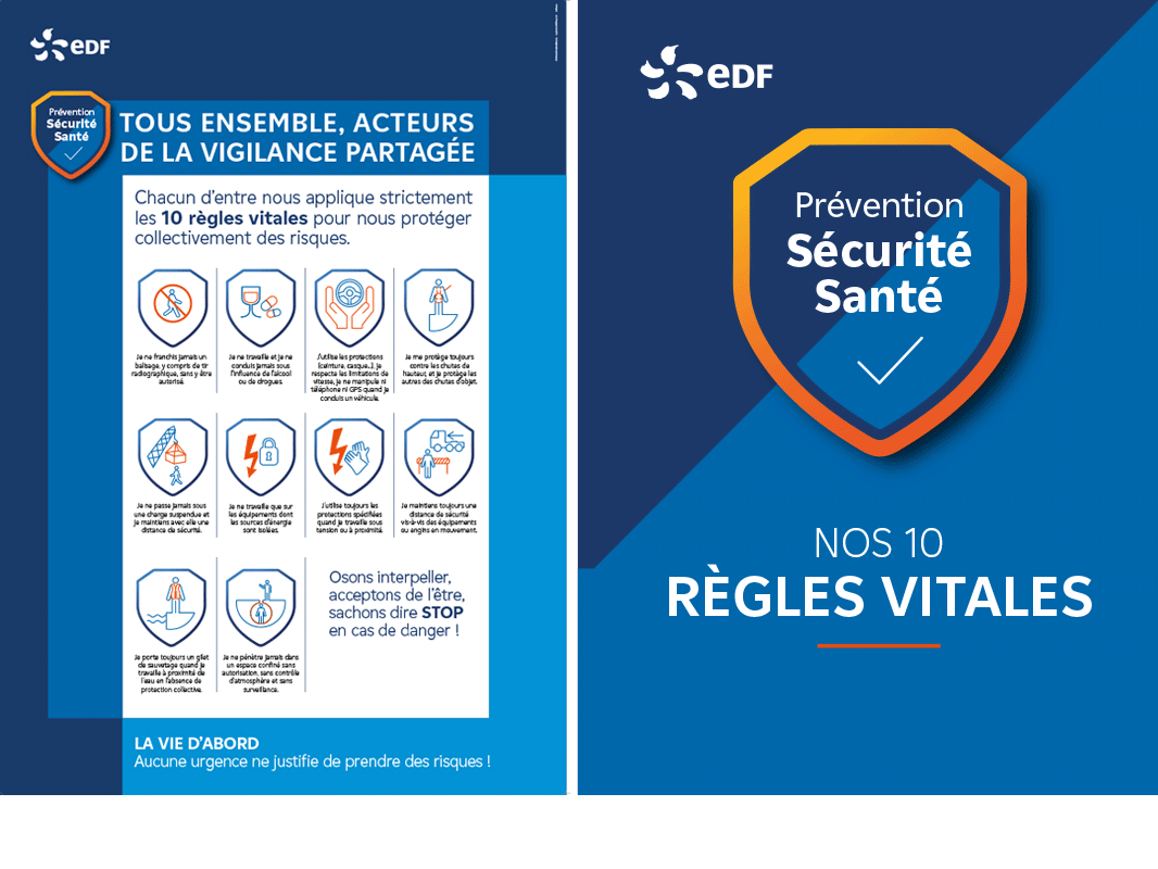 EDF - Prévention Sécurité - Santé - Nos 10 règles vitales