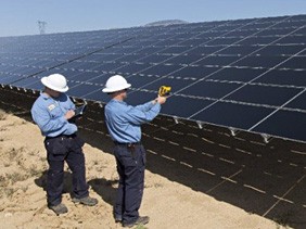 Ferme solaire aux Etats-Unis