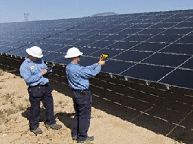 Ferme solaire aux Etats-Unis