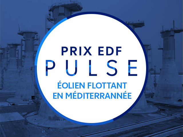 Prix EDF Pulse Eolien flottant en Méditerrannée
