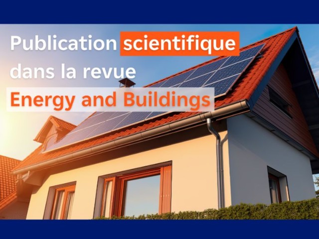 Publication scientifique sur Energy Buildings
