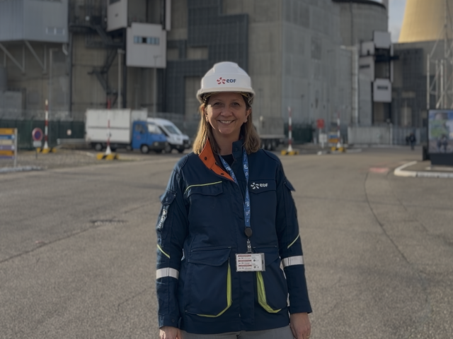 Elise Singier, cheffe de mission production à la centrale de Golfech