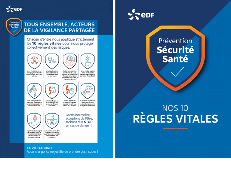 EDF - Prévention Sécurité - Santé - Nos 10 règles vitales