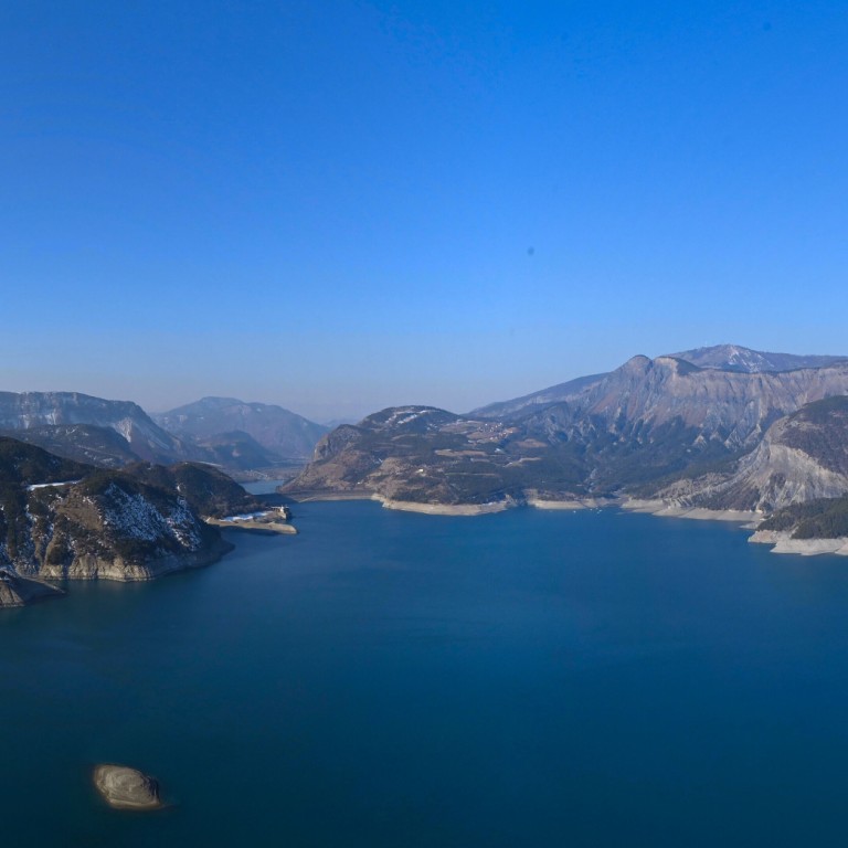 Lac de Serre-Ponçon, le 9 février 2023