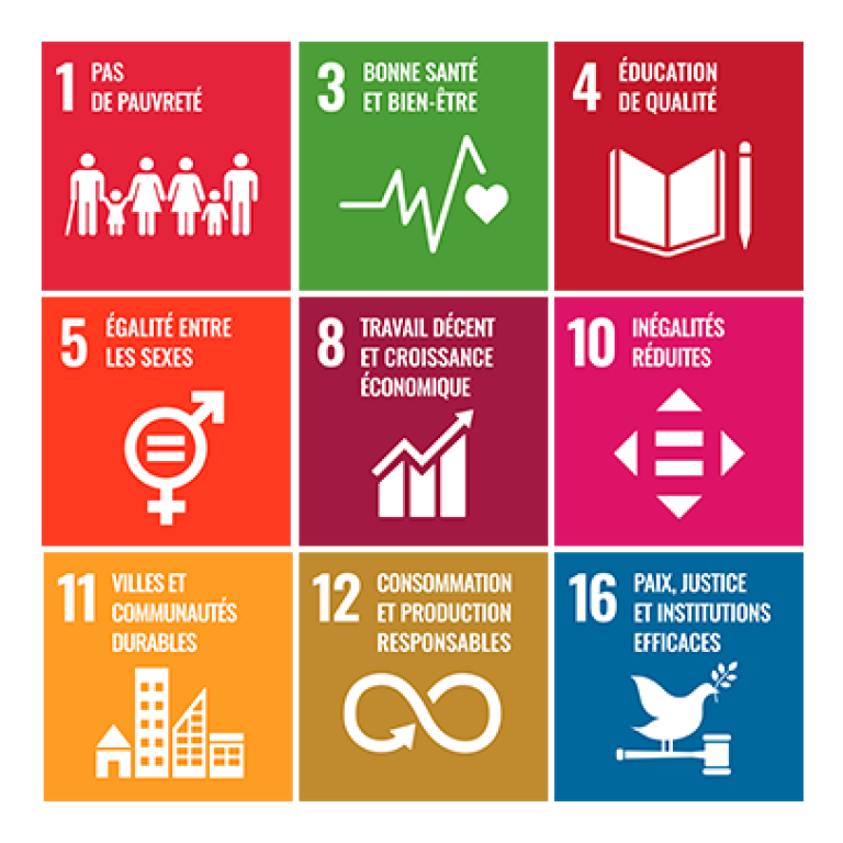 Engagements ONU 1, 3, 4, 5, 8, 10, 11, 12, 16