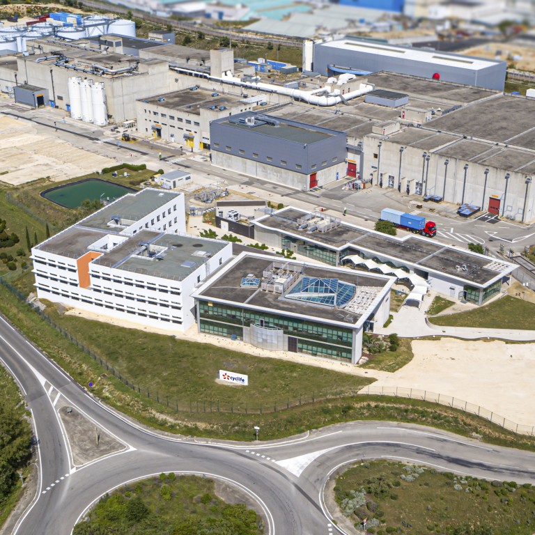 Site de Centraco, vu du ciel
