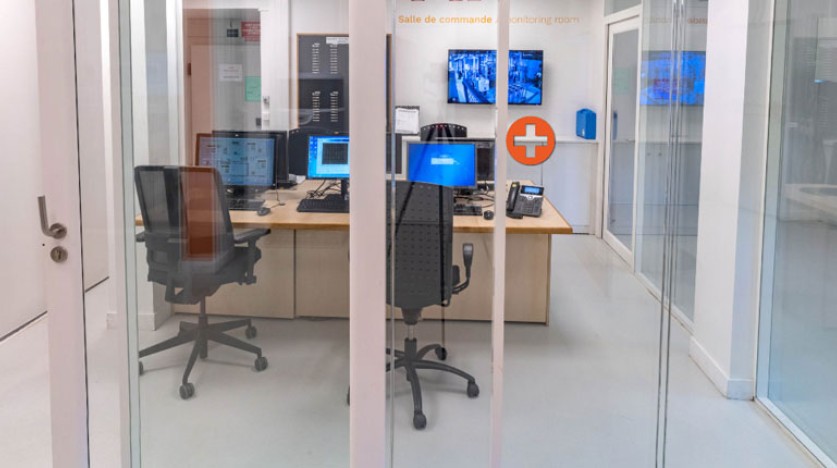 Partie du laboratoire Climatron