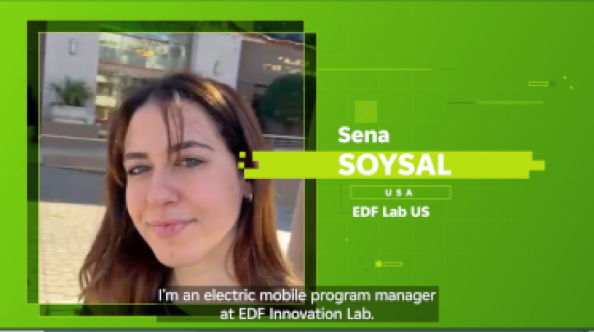 illustration video portrait de Sena SOYSAL, EDF Lab US.