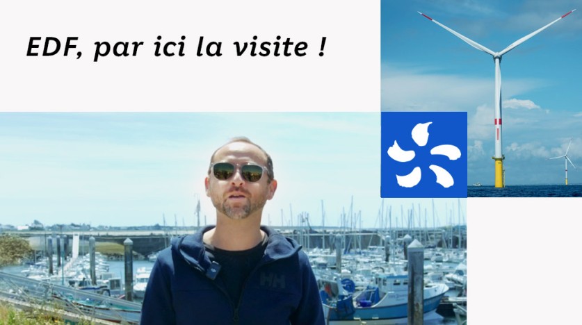 EDF, par ici la visite ! Le parc éolien de Saint Nazaire