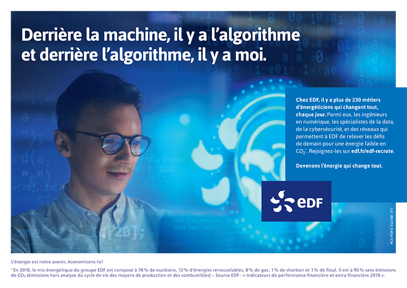 Derrière la machine, il y a l'algorithme et derrière l'algorithme, il y a moi.